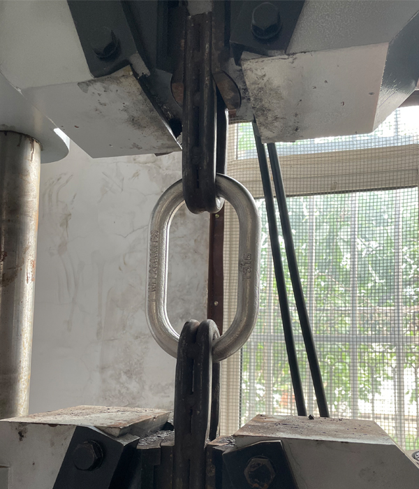 Stainless Steel forged master link Eslabón maestro forjado de acero inoxidable.