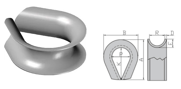 Especificación del dedal K3