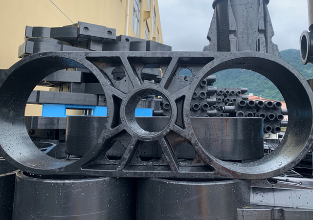 450mm double collar bracket Soporte de doble collar de 450 mm.