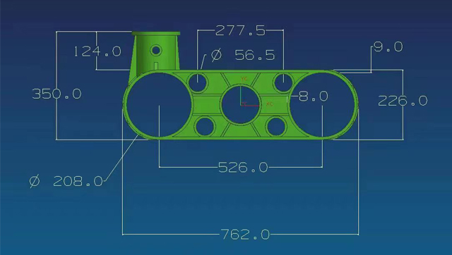 200mm HDPE CAGE BRACKET SOPORTE DE JAULA DE HDPE DE 200 mm