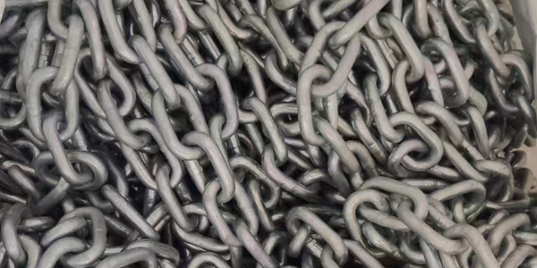cadena de ancla de eslabón abierto galvanizada