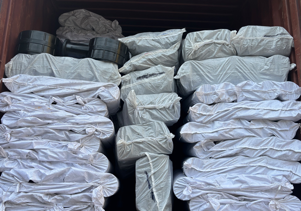 hdpe bracket loading carga de soporte de hdpe