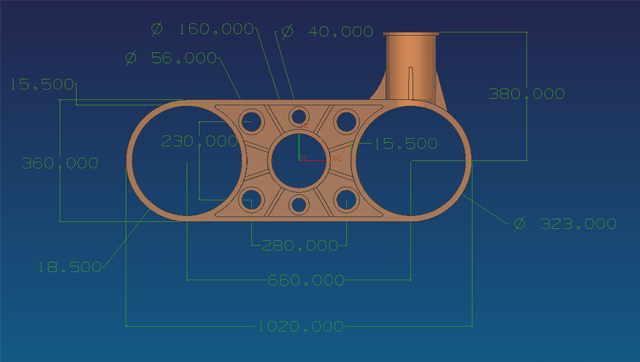 315mm cage bracket soporte de jaula de 315 mm