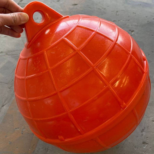 Boya ABS de flotador de aguas profundas, esfera de profundidad, boya de arrastre con red