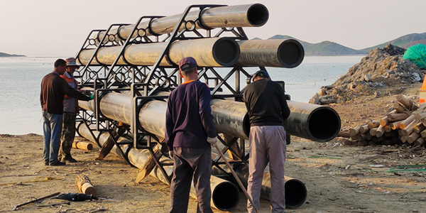 rompeolas flotante de olas hdpe