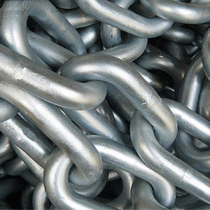 Cadena de eslabones largos galvanizada para piscicultura