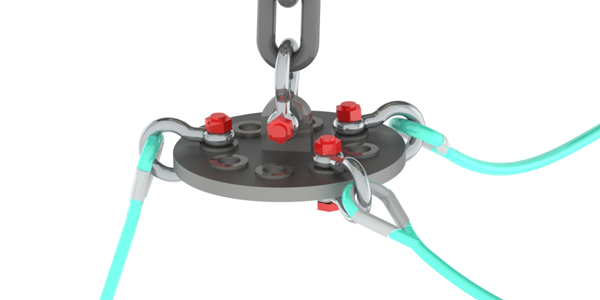 placa de conexi&oacute;n de amarre