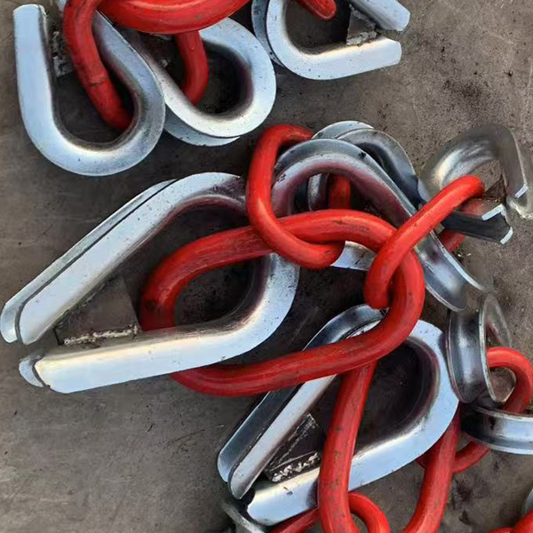 Dedal de cuerda resistente con eslabón maestro