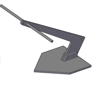  Ancla de arado de arena para piscicultura