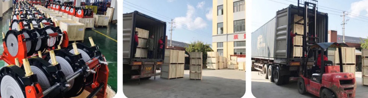 Entrega de la m&aacute;quina de soldadura por fusi&oacute;n a tope