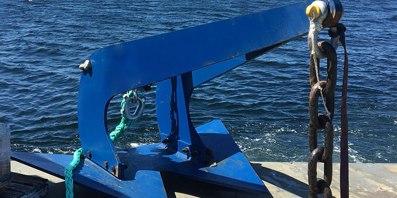 ancla de amarre de mantarraya