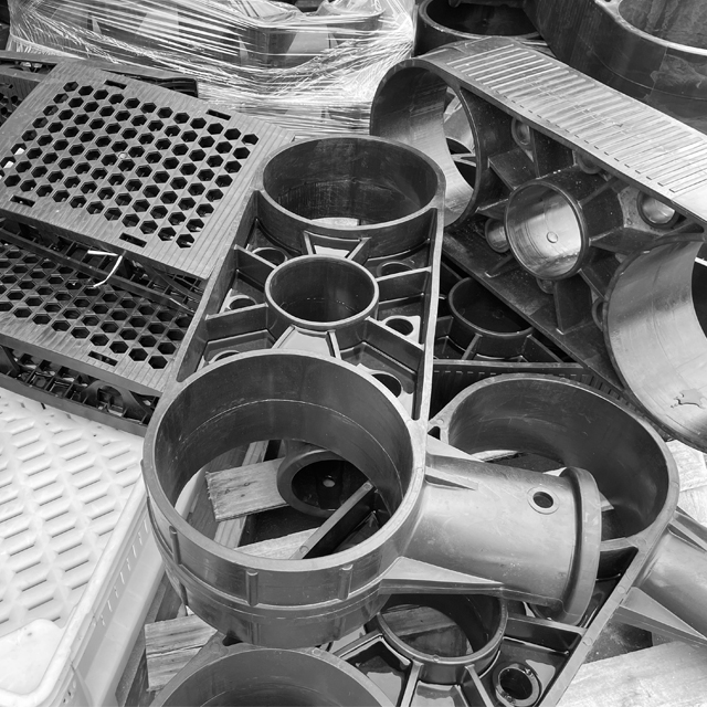 soporte doble de la jaula de los pescados del HDPE del moldeo por inyección del collar de 450m m