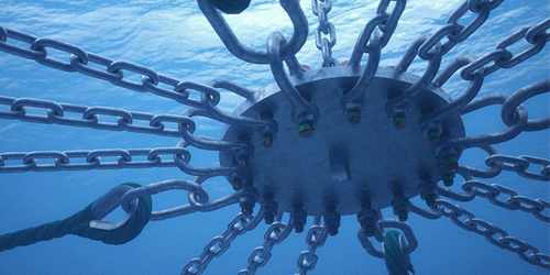 sistema de amarre para acuicultura