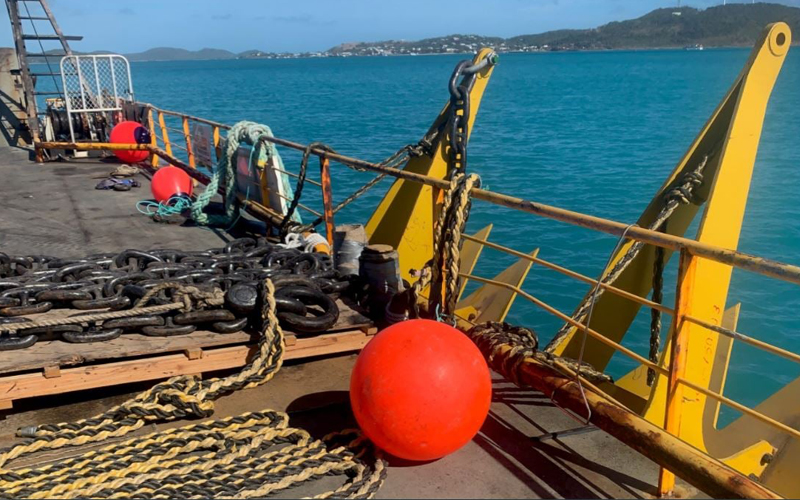 ancla de amarre de mantarraya