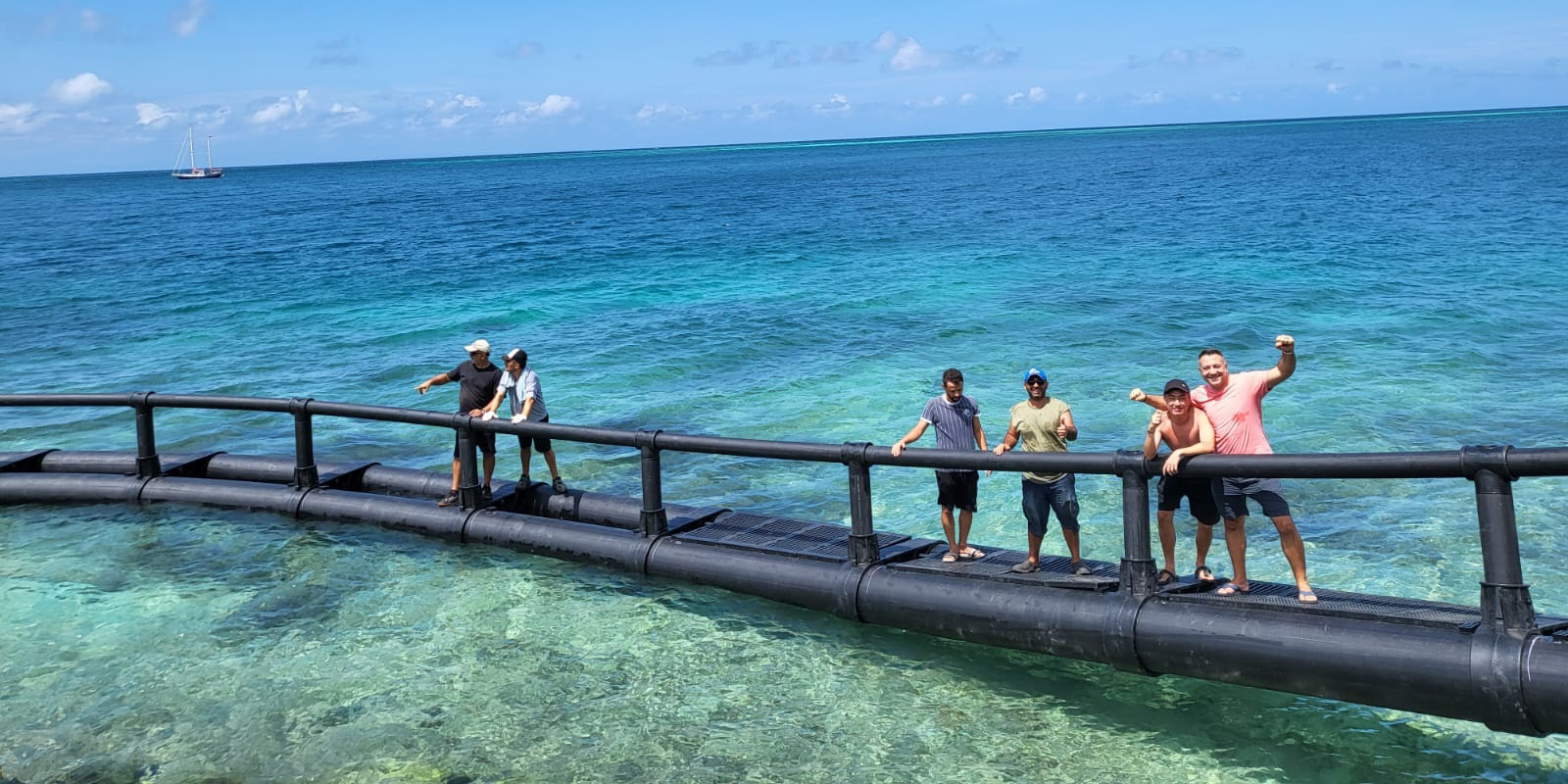 soporte de jaula de at&uacute;n hdpe