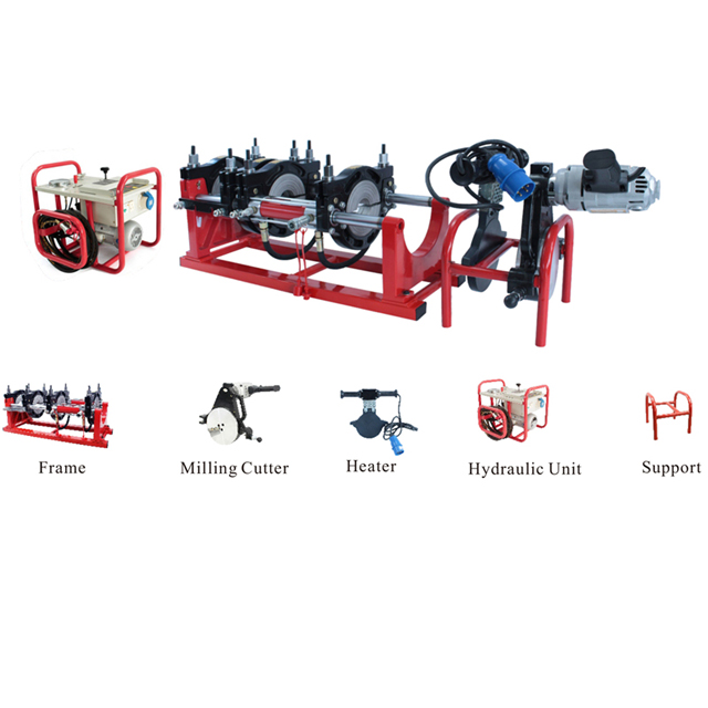 Máquina de soldadura de tubos de HDPE